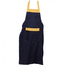 Kitchen Apron with Front Pocket - Made of Cotton