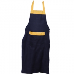 Kitchen Apron with Front Pocket - Made of Cotton