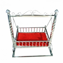 Baby Cradle - 3.5 FT X 3.5 FT - Made Of Stainless Steel