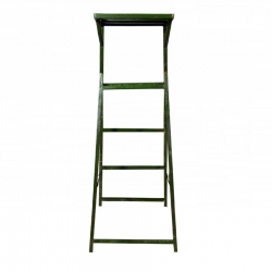 5 FT - Ladder - Light Weight Iron Ladder - Siddi - Foldable Ladder 18 Gauge - Green Color