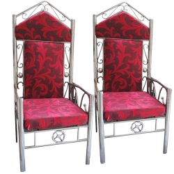 Wedding Chair - 1Pair (2 Chair) - Made of Stainless Steel