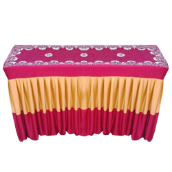 Rectangular Table Cover - 6 FT X 1.5 FT - Made of Brite Lycra