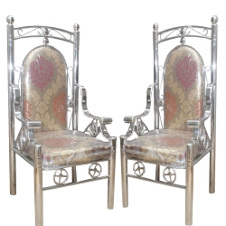 Wedding Chair - 1 Pair (2 Chair) - Made of Stainless Steel