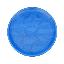 7 Inches Quarter Plates Made Of Food-Grade Virgin Plastic - Blue Color