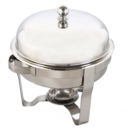 8 LTR - Chafing Dish - Garam Set - Hot Pot - Round Shape - Made of Stainless Steel