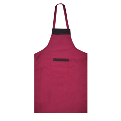 Kitchen Apron with Front Pocket - Made of Cotton