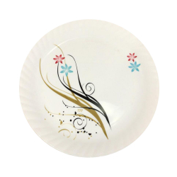 Printed Dinner Plates - 12 Inch - Made Of Plastic Material