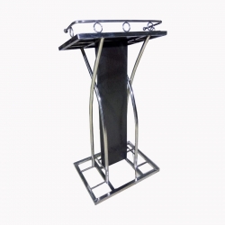 Podium - 4 FT - Made Of Stainless Steel & Wood