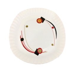 Printed Dinner Plates - 12 Inch - Made Of Plastic Material