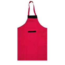 Kitchen Apron with Front Pocket - Made of Cotton