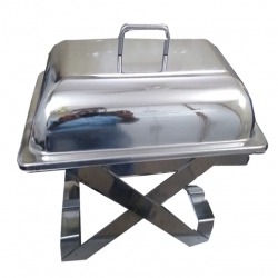 6 LTR - Chafing Dish - Garam Set - Hot Pot - Rectangular - Made of Stainless Steel