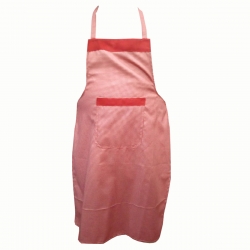 Kitchen Apron with Front Pocket - Made of Cotton