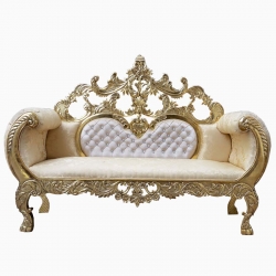 Sofa & Couches - Made of Wood & Brass Coating
