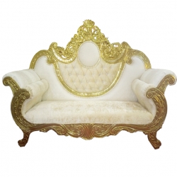 Sofa & Couches - Made of Wood & Brass Coating