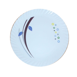 Printed Dinner Plates - 12 Inch - Made Of Plastic Material