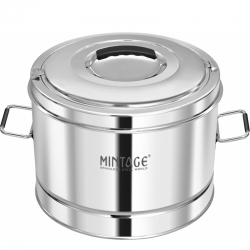 25 Ltr - Mintage Hot Pot  with Side Handle - Made of Stainless Steel