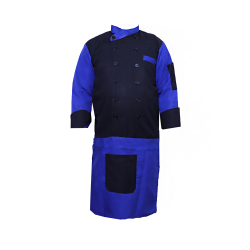 Kitchen Uniform Set - Shirt + Apron with Cap - Made of Cotton