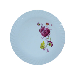 Printed Dinner Plates - 12 Inch - Made Of Plastic Material