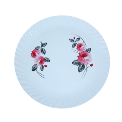 Printed Dinner Plates - 12 Inch - Made Of Plastic Material