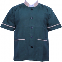 Kitchen Uniform - Helper Boy Dress - Kitchen Apparel - Half Sleeves - Made Of Premium Quality Cotton (Available size 38 , 40 , 42 , 44 , 46 , 48)
