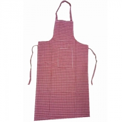 Kitchen Apron with Front Pocket - Made of Cotton