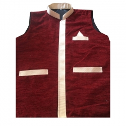 Vest Coat For VIP Waiter - Bearer - Bartender Coat or Vest - Waiter Uniform - Brown Color (Available size 38 , 40 , 42 , 44 , 46 , 48)