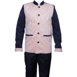 Waiter - Bearer - Bartender Coat Or Vest - Kitchen Uniform Or Apparel For Men - Full-Neckline - Full Sleave - Made Of Premium Quality Polyester & Cotton (Available size 38 , 40 , 42 , 44 , 46 , 48)