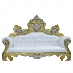 Sofa & Couches - Made of Wood & Brass Coating