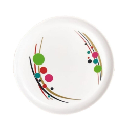 Printed Dinner Plates - 12 Inch - Made Of Plastic Material