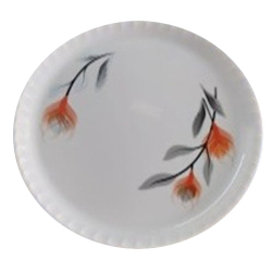 Printed Dinner Plates - 12 Inch - Made Of Plastic Material