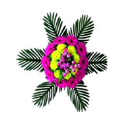 Artificial Flower Bouquet - 2 FT - Made of Plastic