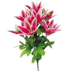 Artificial Flower Bunches - 10 Inch - Made of Plastic