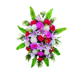 Artificial Flower Bouquet -1.5 FT X 2 FT - Made of Plastic