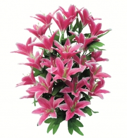 Artificial Flower Bouquet - 1.5 FT X 1.5 FT - Made of Plastic