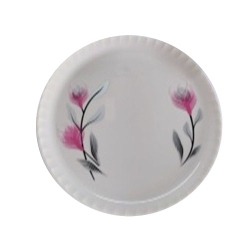 Printed Dinner Plates - 12 Inch - Made Of Plastic Material