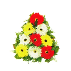 10 Inch - Artificial Plastic Flower Bouquet - Flower Decoration - Multi Color