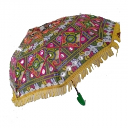 Rajasthani Umbrella - 24 Inch & 27 inch - Made of Iron & Cotton