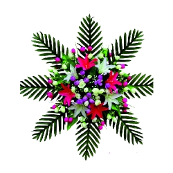 Artificial Flower Bouquet - 2 FT - Made of Plastic