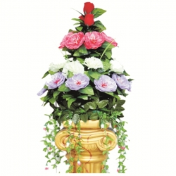 Artificial Flower Bouquet - 1.5 FT - Made of Plastic