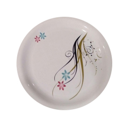 Printed Dinner Plates - 12 Inch - Made Of Plastic Material