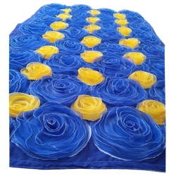 Artificial Flower Panel - 4 FT X 8 FT - Made Of Back Ma..