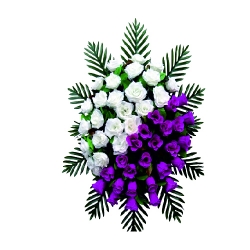 Artificial Flower Bouquet - 1.5 FT X 2 FT - Made of Plastic
