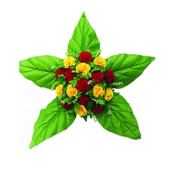 Artificial Flower Bouquet - 1.5 FT - Made of Plastic