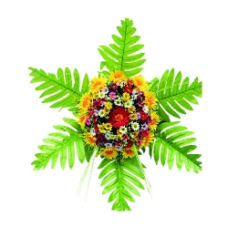 Artificial Flower Bouquet - 2 FT - Made of Plastic
