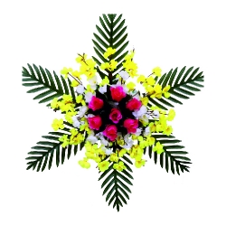 Artificial Flower Bouquet - 2 FT - Made of Plastic