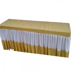 Rectangular Table Cover - 1.5 FT X 6 FT - Made of Brite Lycra