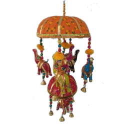 Rajasthani Elephant Jhumar - 1.5 FT - Made of Cloth & Plastic