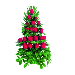 Artificial Flower Bouquet - 2 FT - Made of Plastic
