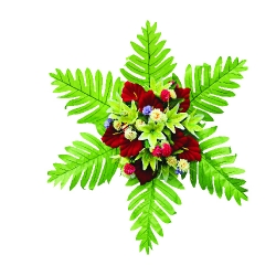 1.5 - Artificial Plastic Flower Bouquet - Flower Decoration - Multi Color