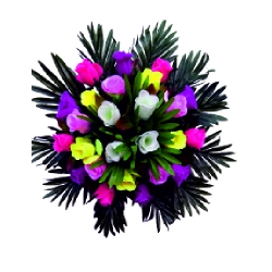 Artificial Flower Bouquet - 2 FT - Made of Plastic